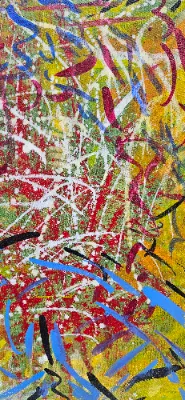 Colorful abstract painting