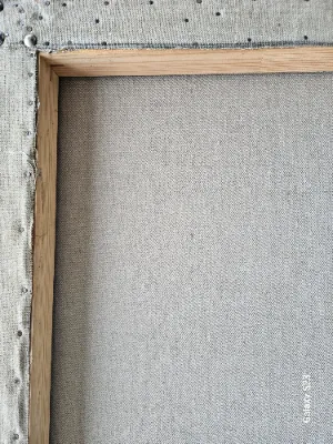 Abstract painting with bold colors