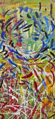 Colorful abstract painting