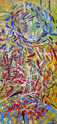 Colorful abstract painting