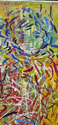 Colorful abstract painting