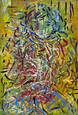 Colorful abstract painting