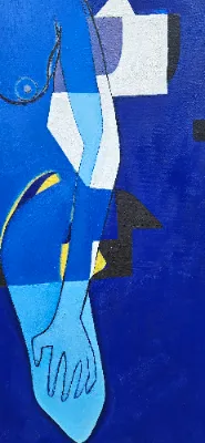 Vibrant abstract landscape