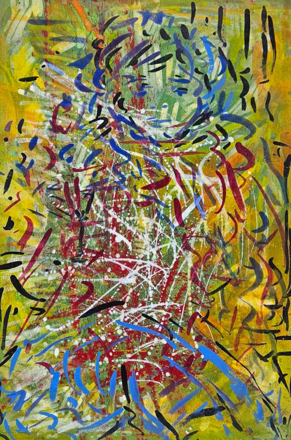 Colorful abstract painting