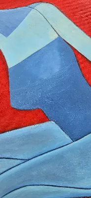 زور گویی که روی زمین نشسته