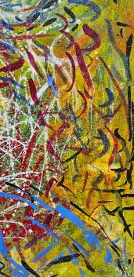 Colorful abstract painting
