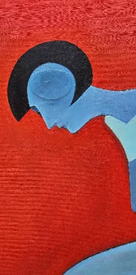 زور گویی که روی زمین نشسته