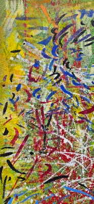 Colorful abstract painting
