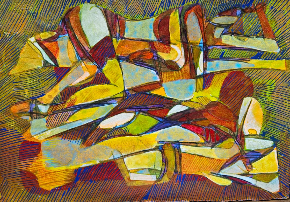 Colorful paper art
