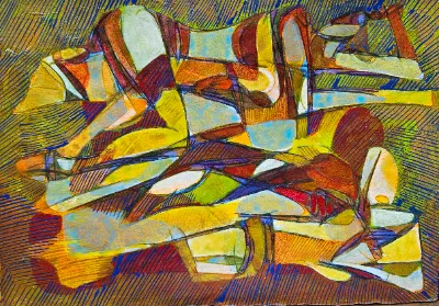 Colorful paper art