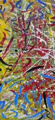 Colorful abstract painting